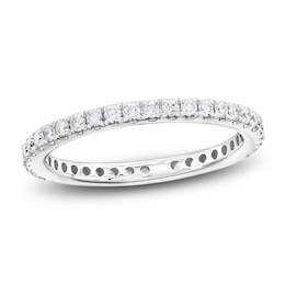 Certified Diamond Eternity Band 1/2 to 5/8 ct tw Platinum