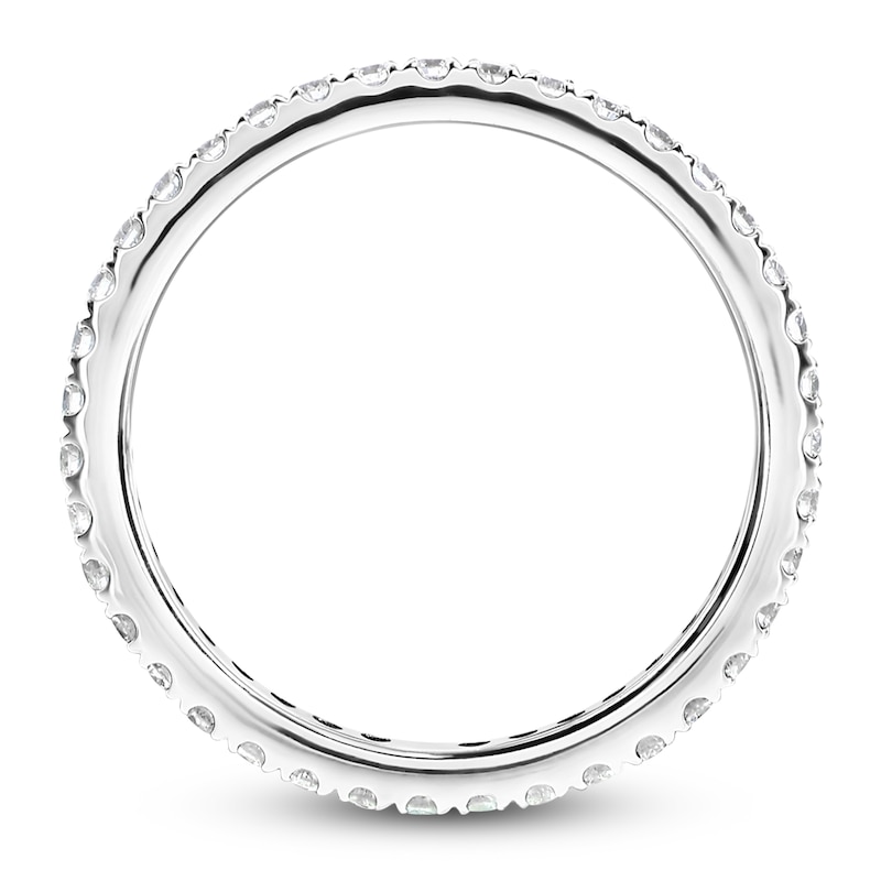 Main Image 2 of Certified Diamond Eternity Band 1/2 to 5/8 ct tw Platinum