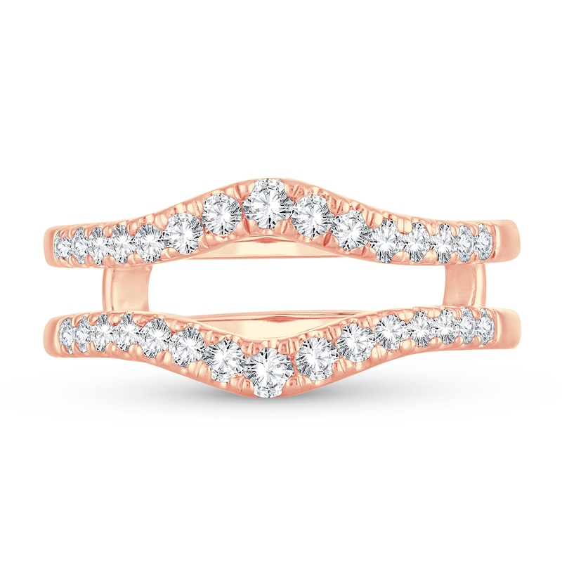 Main Image 3 of Diamond Enhancer Ring 1/2 ct tw Round 14K Rose Gold