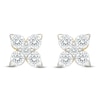 Thumbnail Image 3 of Jared Signature Lab-Grown Diamond Flower Stud Earrings 1 ct tw 14K Yellow Gold