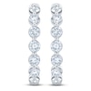 Thumbnail Image 2 of Jared Signature Lab-Grown Diamond Inside-Out Hoop Earrings 3 ct tw 14K White Gold