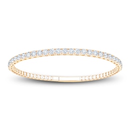 Jared Signature Lab-Grown Diamond Flex Bangle Bracelet 4 ct tw 14K Yellow Gold
