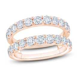 Lab-Grown Diamond Enhancer Ring 2 ct tw 14K Rose Gold