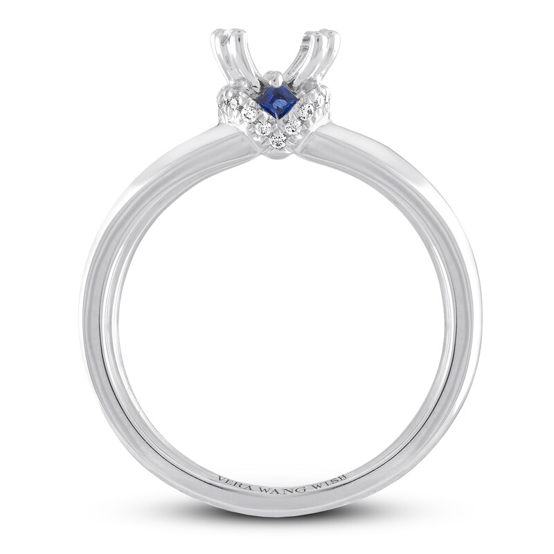 Vera Wang WISH Ring Setting 1/20 ct tw Diamonds 14K White Gold