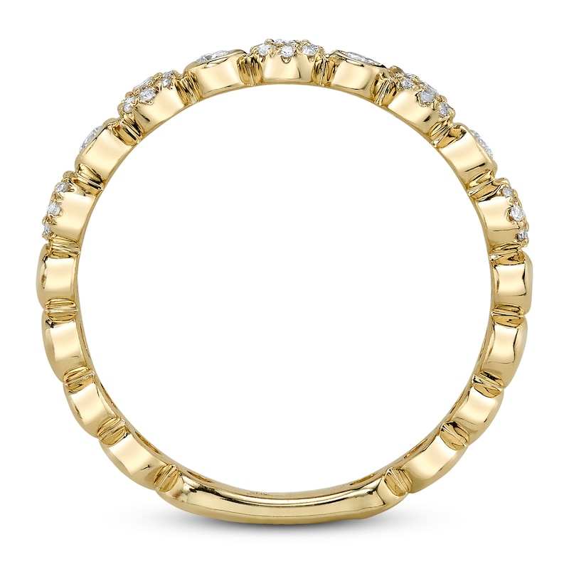 Shy Creation Ring 1/5 carat tw Diamonds 14K Yellow Gold SC55006593B