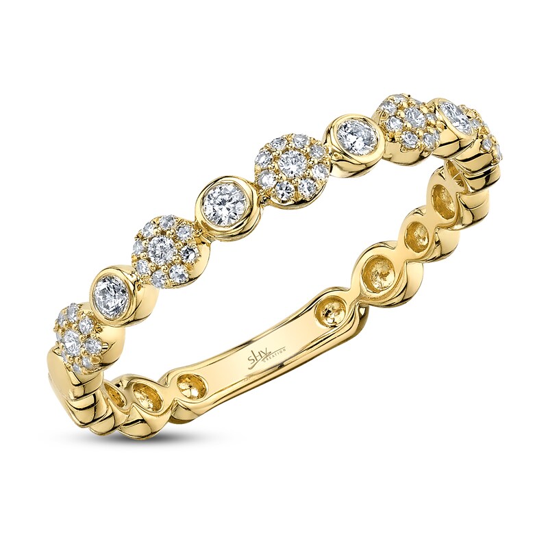 Shy Creation Ring 1/5 carat tw Diamonds 14K Yellow Gold SC55006593B