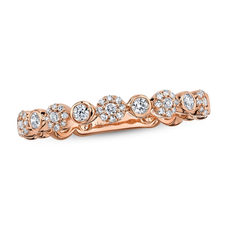 Shy Creation Ring 1/5 carat tw Diamonds 14K Rose Gold SC55006594B