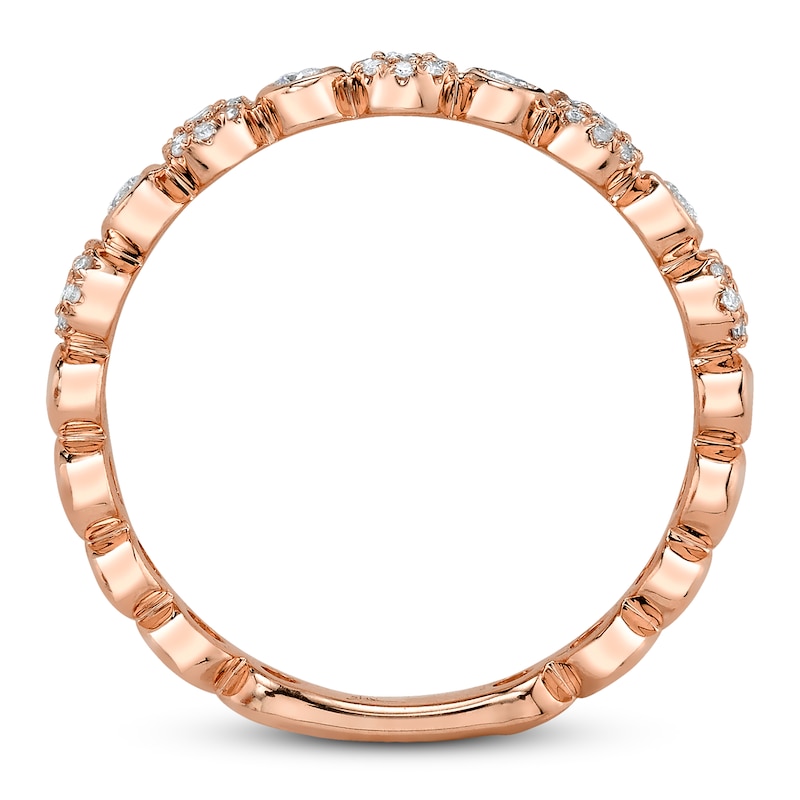 Main Image 2 of Shy Creation Ring 1/5 carat tw Diamonds 14K Rose Gold SC55006594B