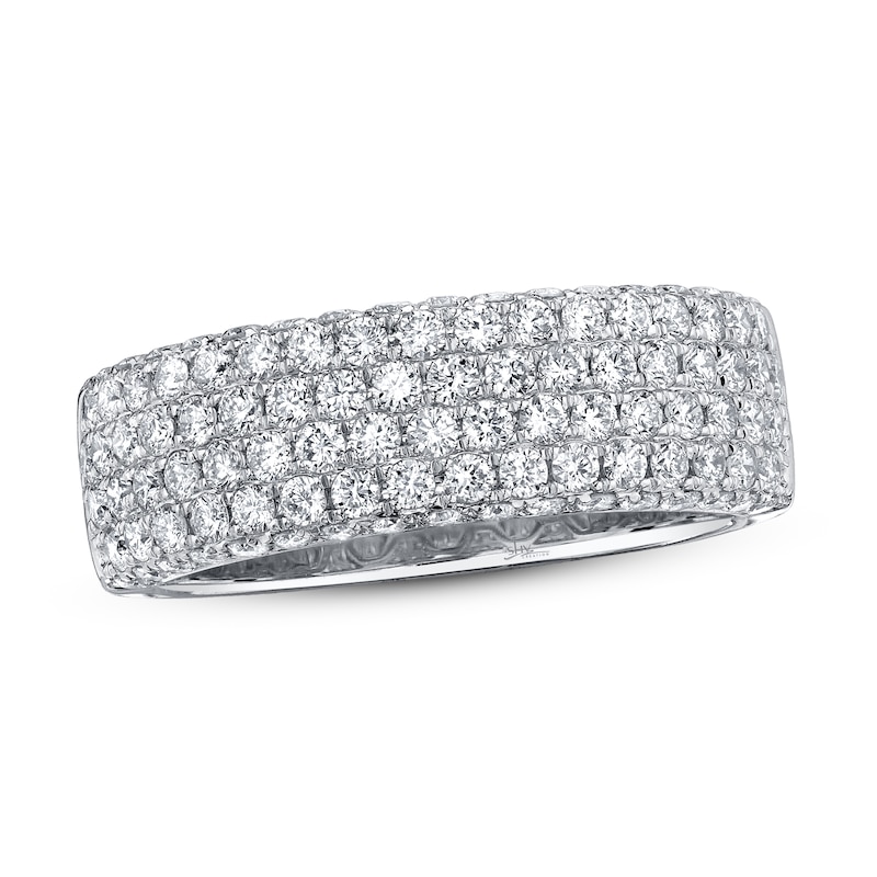 Shy Creation Diamond Ring 1-1/5 carat tw 14K White Gold SC28023446 with 360