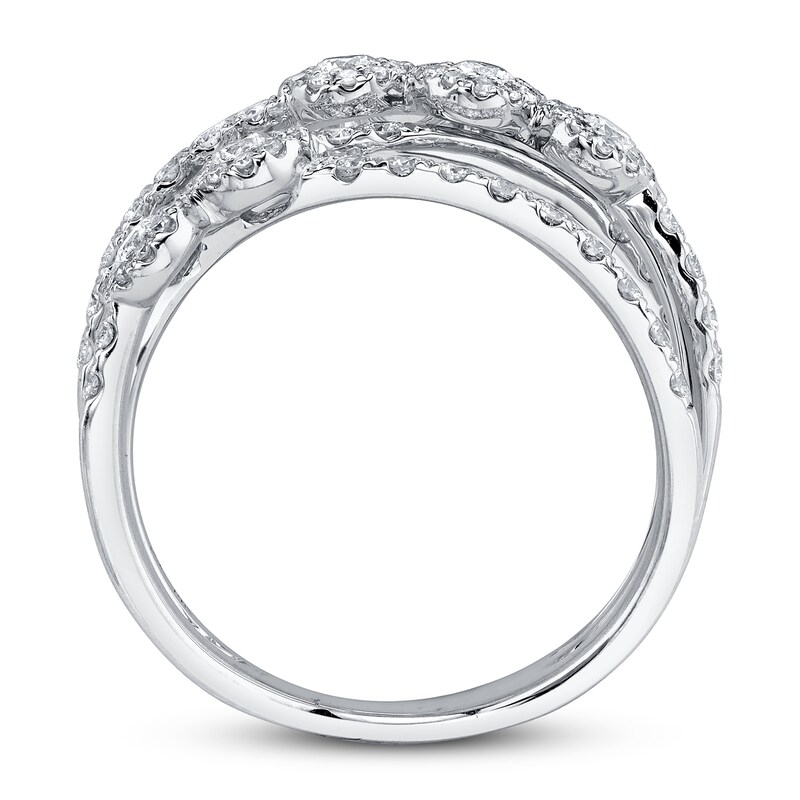 Shy Creation Diamond Ring 1-1/2 ct tw Round 14K White Gold SC55008821