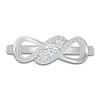 Thumbnail Image 1 of Diamond Infinity Swirl Ring 1/5 ct tw Round 10K White Gold