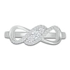 Thumbnail Image 2 of Diamond Infinity Swirl Ring 1/5 ct tw Round 10K White Gold