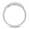 Thumbnail Image 2 of Diamond Infinity Swirl Ring 1/5 ct tw Round 10K White Gold