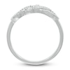 Thumbnail Image 3 of Diamond Infinity Swirl Ring 1/5 ct tw Round 10K White Gold