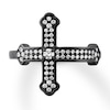 Thumbnail Image 4 of House of Virtruve Ring 1/3 carat tw Diamonds Black Ruthenium-Plated Sterling Silver