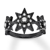 Thumbnail Image 0 of House of Virtruve Ring 1/3 c tw Diamonds Ruthenium-Plated Sterling Silver