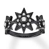 Thumbnail Image 1 of House of Virtruve Ring 1/3 c tw Diamonds Ruthenium-Plated Sterling Silver