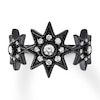 Thumbnail Image 4 of House of Virtruve Ring 1/3 c tw Diamonds Ruthenium-Plated Sterling Silver
