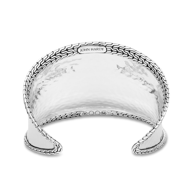John Hardy Classic Chain Hammered Cuff Sterling Silver