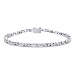 Shy Creation Diamond Bracelet 7/8 ct tw Round 14K White Gold SC55002949