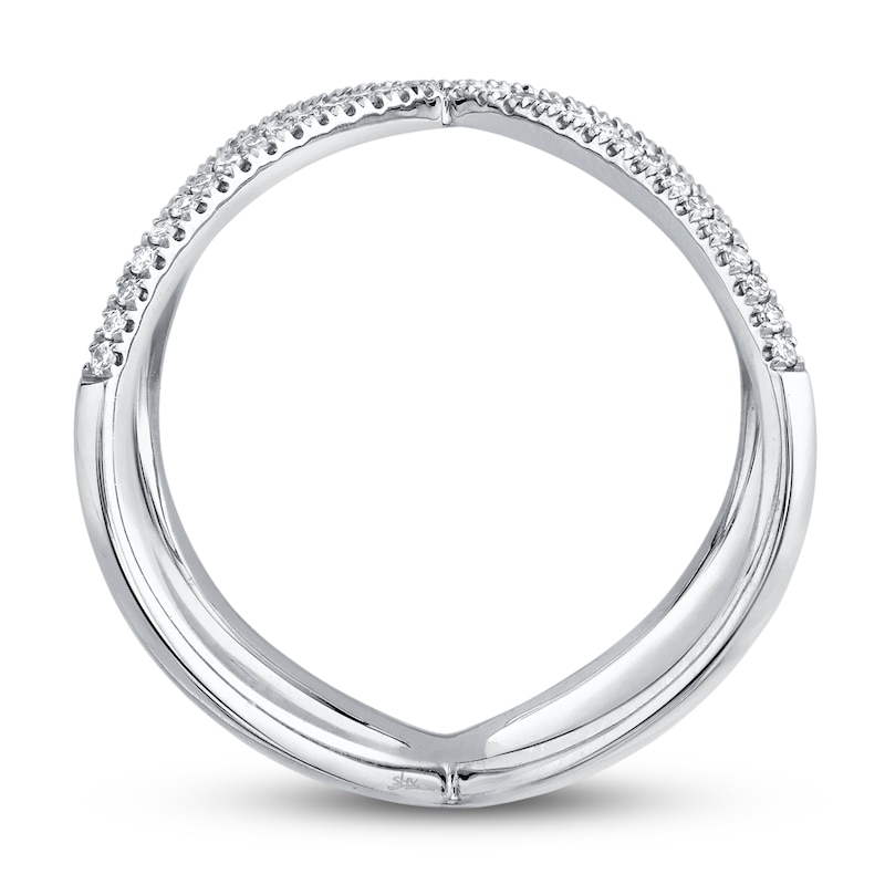 Main Image 2 of Shy Creation Diamond Ring 1/8 ct tw Round 14K White Gold SC22003512