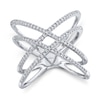 Thumbnail Image 1 of Shy Creation Diamond Ring 1/3 ct tw Round 14K White Gold SC55002934
