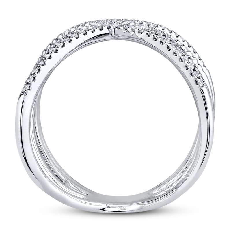 Shy Creation Diamond Ring 1/3 ct tw Round 14K White Gold SC55002934