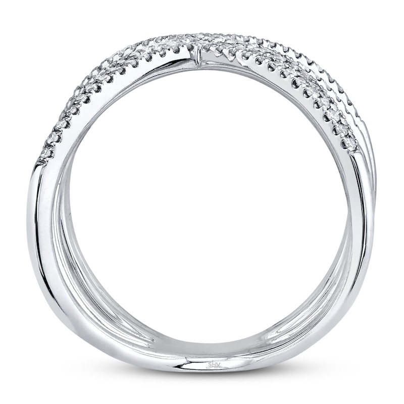 Main Image 2 of Shy Creation Diamond Ring 1/3 ct tw Round 14K White Gold SC55002934