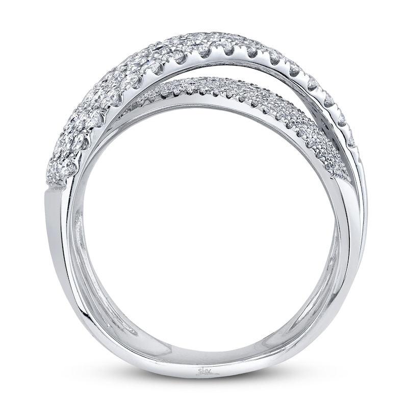 Shy Creation Diamond Ring 1 ct tw Round 14K White Gold SC55004707