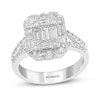 Thumbnail Image 0 of Effy Diamond Ring 1 ct tw Baguette/Round 14K White Gold