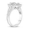 Thumbnail Image 1 of Effy Diamond Ring 1 ct tw Baguette/Round 14K White Gold