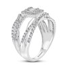 Thumbnail Image 1 of Effy Diamond Ring 1 ct tw Round/Baguette 14K White Gold