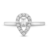 Thumbnail Image 3 of House of Virtruve Diamond Ring 1/4 ct tw Round/Baguette 14K White Gold