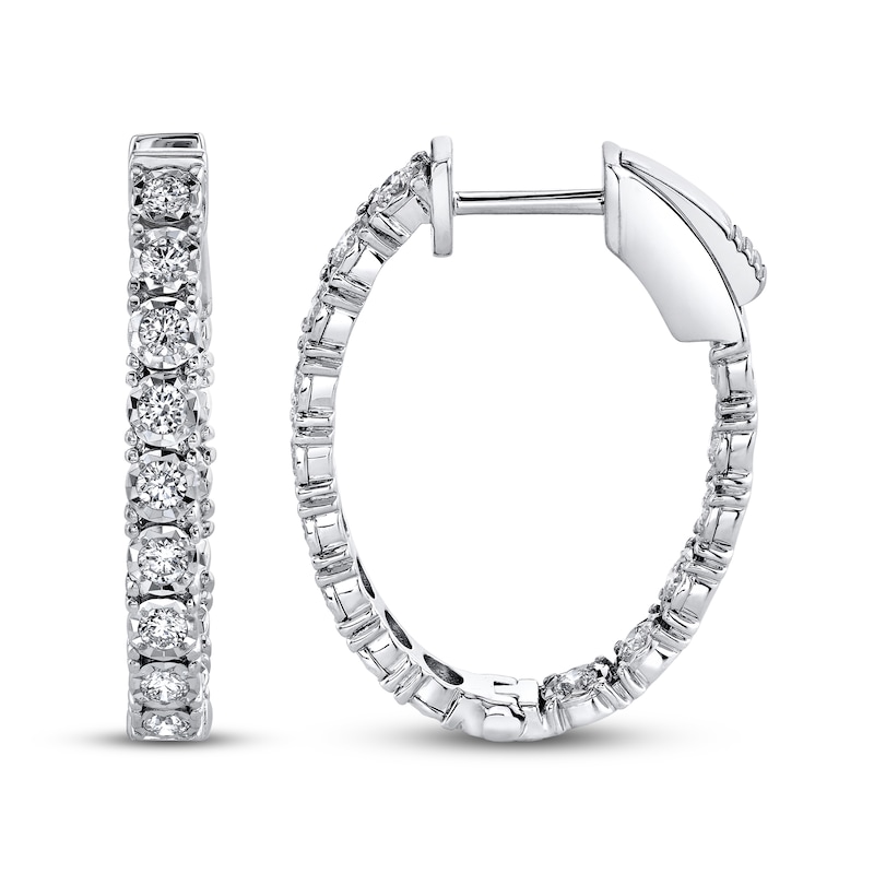 Main Image 2 of Shy Creation Diamond Earrings 7/8 ct tw 14K White Gold SC55009478