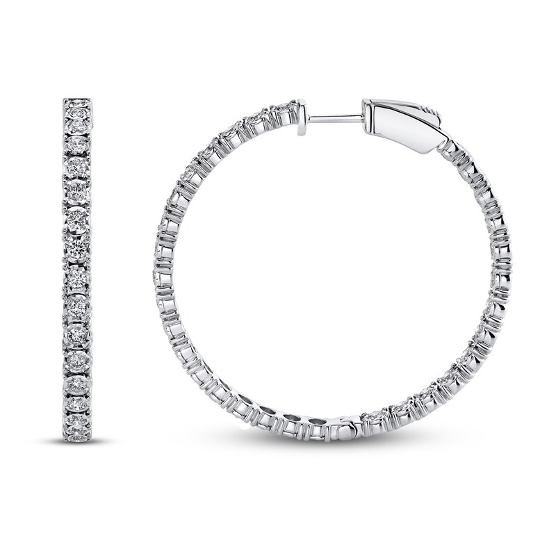 Main Image 2 of Shy Creation Diamond Earrings 1-7/8 ct tw 14K White Gold SC55006170