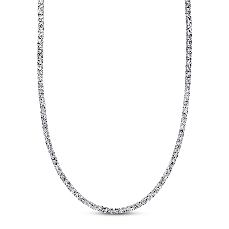 Main Image 2 of Shy Creation Diamond Choker 7/8 ct tw Round 14K White Gold SC55009469