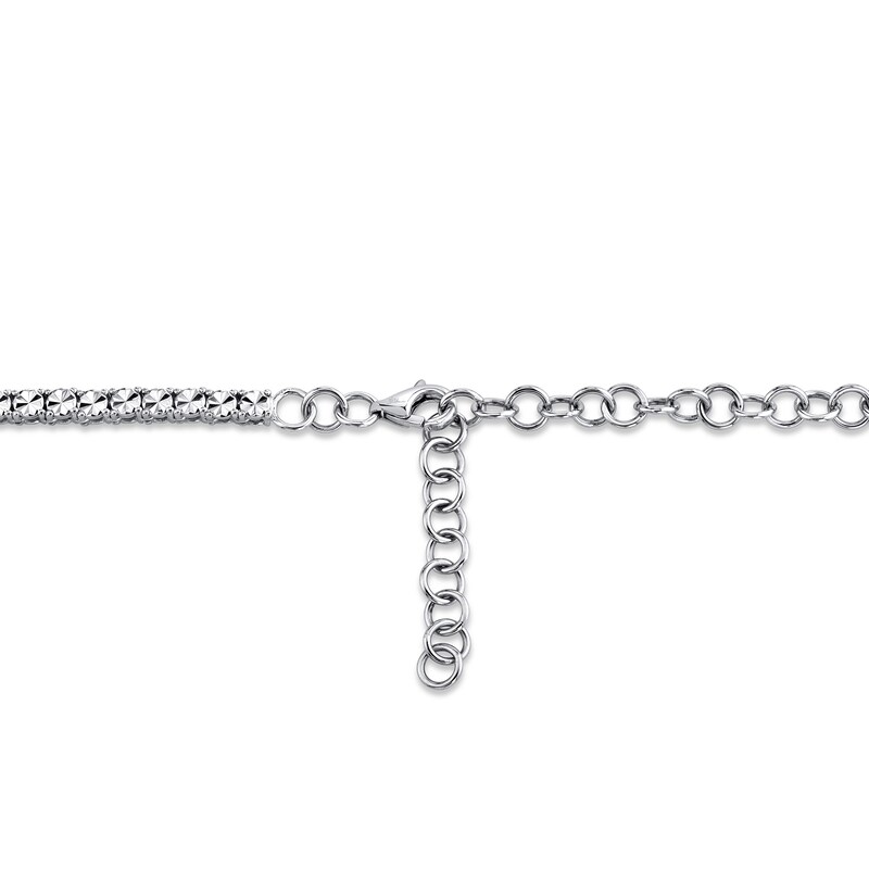 Shy Creation Diamond Choker 7/8 ct tw Round 14K White Gold SC55009469