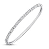 Thumbnail Image 1 of Shy Creation Diamond Bangle Bracelet 5/8 ct tw Round 14K White Gold SC55004962ZS