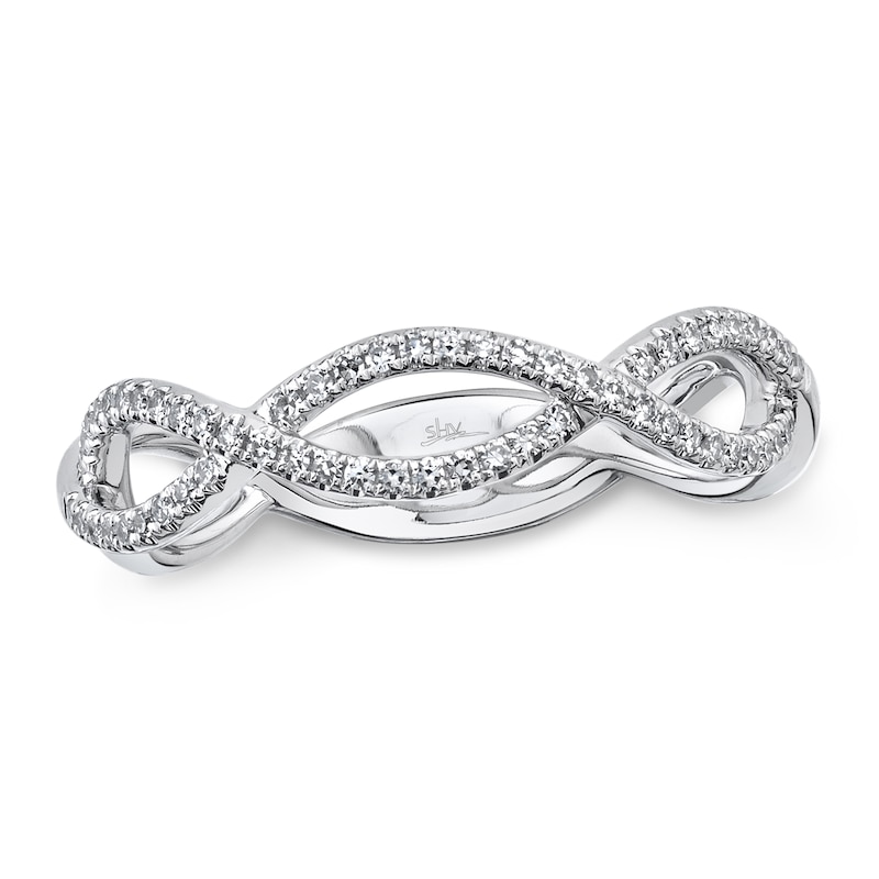 Main Image 1 of Shy Creation Diamond Ring 1/6 ct tw Round 14K White Gold SC55004454