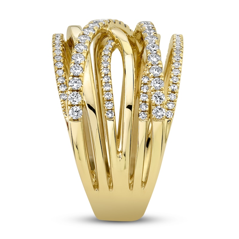 Main Image 2 of Shy Creation Diamond Ring 5/8 ct tw Round 14K Yellow Gold SC55005591