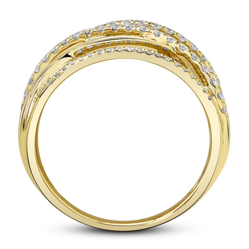 Main Image 3 of Shy Creation Diamond Ring 5/8 ct tw Round 14K Yellow Gold SC55005591