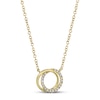 Thumbnail Image 1 of Shy Creation Diamond Necklace 1/20 ct tw Round 14K Yellow Gold SC55009638