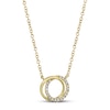 Thumbnail Image 0 of Shy Creation Diamond Necklace 1/20 ct tw Round 14K Yellow Gold SC55009638