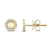 Thumbnail Image 1 of Shy Creation Diamond Earrings 1/15 ct tw Round 14K Yellow Gold SC55019457