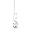 Thumbnail Image 3 of Lab-Grown Diamond Necklace 1 ct tw Round 14K White Gold