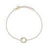 Thumbnail Image 1 of Shy Creation Diamond Bracelet 1/20 ct tw Round 14K Yellow Gold 6" SC55012775