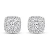 Thumbnail Image 2 of Diamond Stud Earrings 1 ct tw Round 14K White Gold