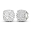 Thumbnail Image 1 of Lab-Grown Diamond Stud Earrings 2 ct tw Round 14K White Gold
