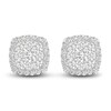 Thumbnail Image 2 of Lab-Grown Diamond Stud Earrings 2 ct tw Round 14K White Gold