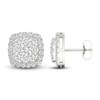 Thumbnail Image 3 of Lab-Grown Diamond Stud Earrings 2 ct tw Round 14K White Gold